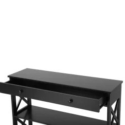 Beliani MONTGOMERY - Consoletafel - Zwart - MDF New