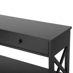 Beliani MONTGOMERY - Consoletafel - Zwart - MDF New