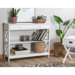 Beliani MONTGOMERY - Consoletafel - Wit - MDF Best