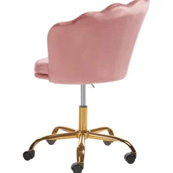 Beliani MONTICELLO - Bureaustoel - Roze - Fluweel Clearance