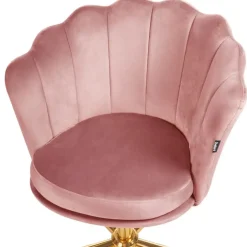 Beliani MONTICELLO - Bureaustoel - Roze - Fluweel Clearance