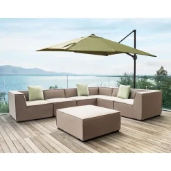 Beliani MONZA II - Zweefparasol - Groen - Polyester Best