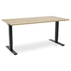 MRC COMFORT elektrisch zit sta bureau - 160x80 - robuust eiken Discount