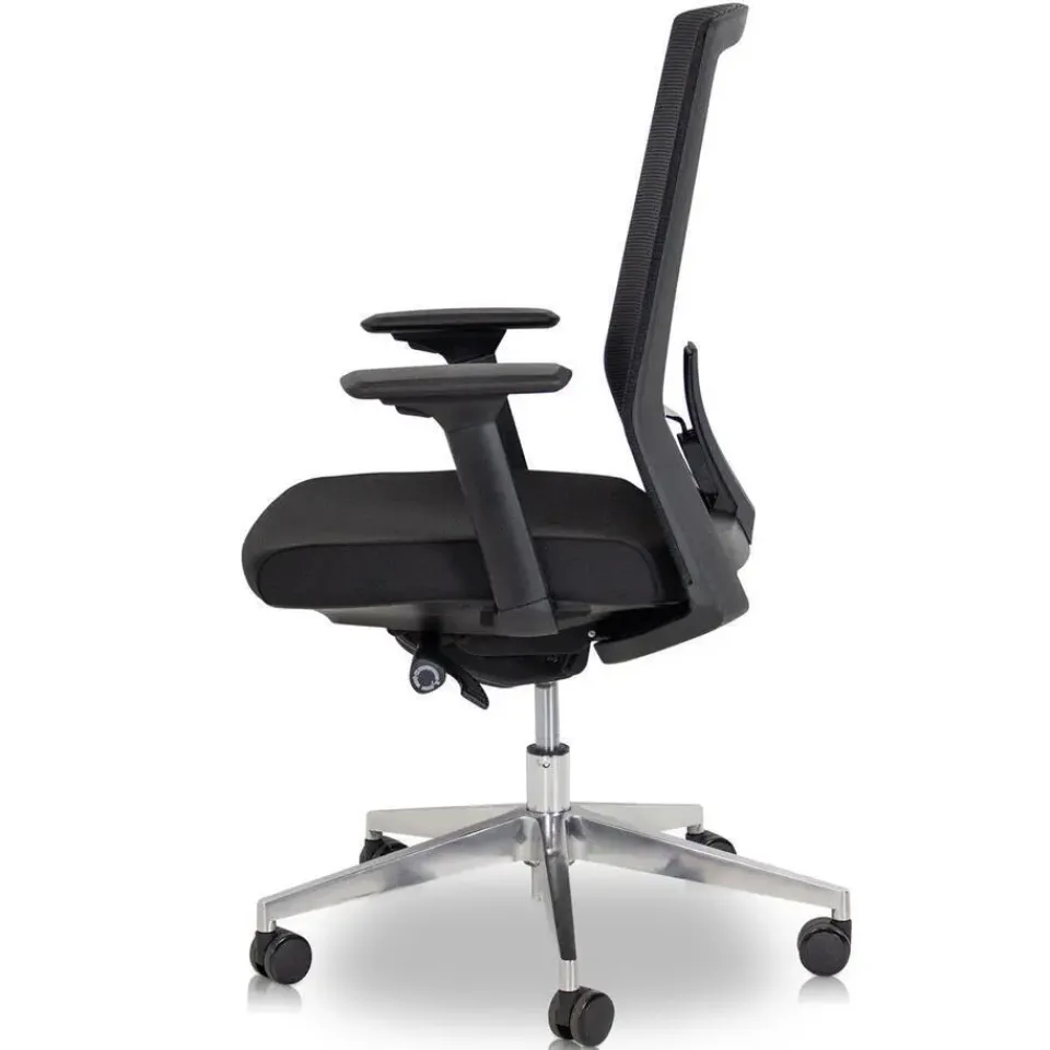 MRC COMFORT Set - Zit-sta bureau + stoel - 120x80 - robuust eiken