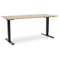 MRC COMFORT Set - Zit-sta bureau + stoel - 160x80 - robuust eiken Clearance