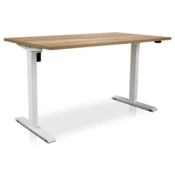 Lineaflex MRC MRC EASY elektrisch ARBO zit-sta bureau - 140x80cm - wit - robuust eiken Hot