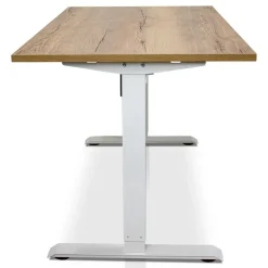 Lineaflex MRC MRC EASY elektrisch ARBO zit-sta bureau - 140x80cm - wit - robuust eiken Hot