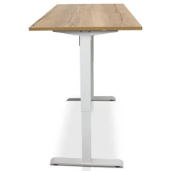 Lineaflex MRC MRC EASY elektrisch ARBO zit-sta bureau - 140x80cm - wit - robuust eiken Hot