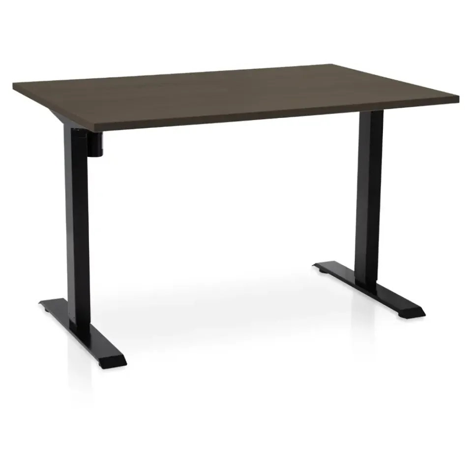 MRC EASY elektrisch ARBO zit-sta bureau - 120x80 cm - bruin eiken Discount