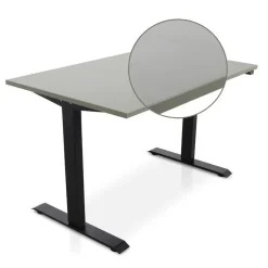 Lineaflex MRC MRC EASY Zit-Sta Bureau – Elektrisch Verstelbaar – 120x80 cm – Blad Forest Green Sale