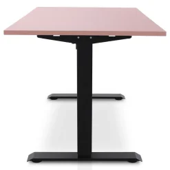 Lineaflex MRC MRC EASY Zit-Sta Bureau – Elektrisch Verstelbaar – 140x80 cm – Blad Dusty Rose New