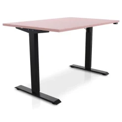 Lineaflex MRC MRC EASY Zit-Sta Bureau – Elektrisch Verstelbaar – 120x80 cm – Blad Dusty Rose New