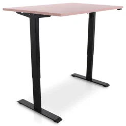 Lineaflex MRC MRC EASY Zit-Sta Bureau – Elektrisch Verstelbaar – 120x80 cm – Blad Dusty Rose New
