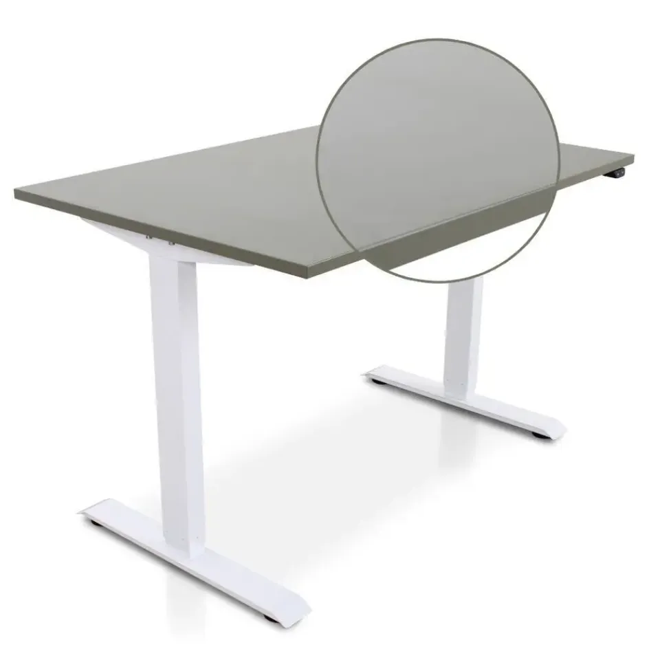 Lineaflex MRC MRC EASY Zit-Sta Bureau – Elektrisch Verstelbaar – 140x80 cm – Blad Forest Green Sale