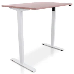 Lineaflex MRC MRC EASY Zit-Sta Bureau – Elektrisch Verstelbaar – 120x80 cm – Blad Dusty Rose Hot