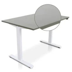 Lineaflex MRC MRC EASY Zit-Sta Bureau – Elektrisch Verstelbaar – 120x80 cm – Blad Forest Green Outlet