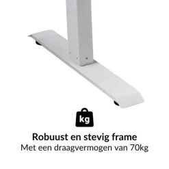 Lineaflex MRC MRC EASY Zit-Sta Bureau – Elektrisch Verstelbaar – 120x80 cm – Blad Forest Green Outlet