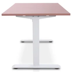 Lineaflex MRC MRC EASY Zit-Sta Bureau – Elektrisch Verstelbaar – 140x80 cm – Blad Dusty Rose New