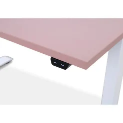 Lineaflex MRC MRC EASY Zit-Sta Bureau – Elektrisch Verstelbaar – 140x80 cm – Blad Dusty Rose New