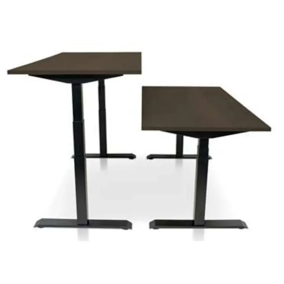 MRC PRO elektrisch ARBO zit-sta bureau - 160x80 cm - bruin eiken Outlet