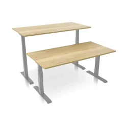 MRC PRO elektrisch ARBO zit-sta bureau - 140x80 cm robuust eiken Online