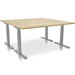 MRC PRO elektrisch ARBO zit-sta bureau - 140x80 cm robuust eiken Online