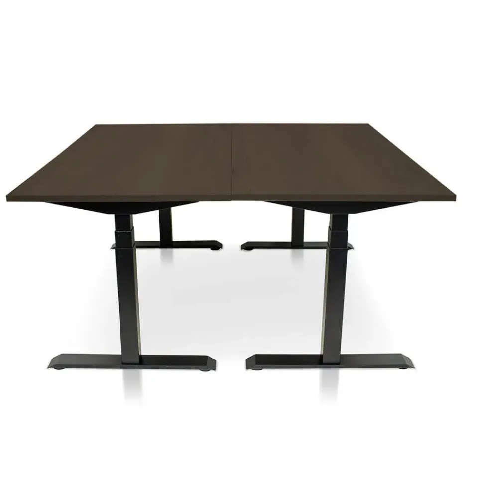 MRC PRO elektrisch ARBO zit-sta bureau - 140x80 cm - bruin eiken Discount