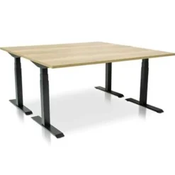 MRC PRO elektrisch ARBO zit-sta bureau - 140x80 cm robuust eiken Clearance