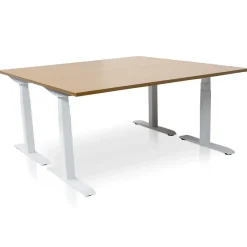 MRC PRO elektrisch ARBO zit-sta bureau - 140x80 cm - havanna Discount