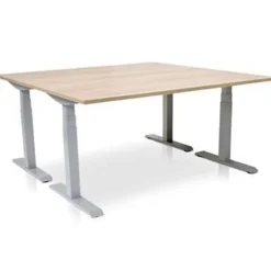 MRC PRO elektrisch ARBO zit-sta bureau - 160x80 cm - midden eiken Best