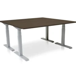 MRC PRO elektrisch ARBO zit-sta bureau - 140x80 cm - bruin eiken Discount