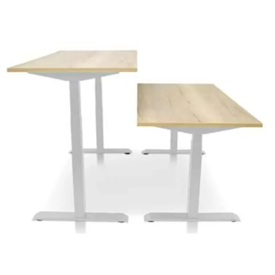 MRC PRO elektrisch ARBO zit-sta bureau 120x80 cm robuust eiken New