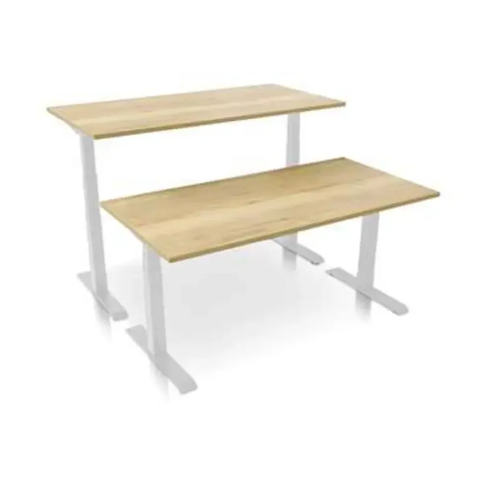 MRC PRO elektrisch ARBO zit-sta bureau 120x80 cm robuust eiken New