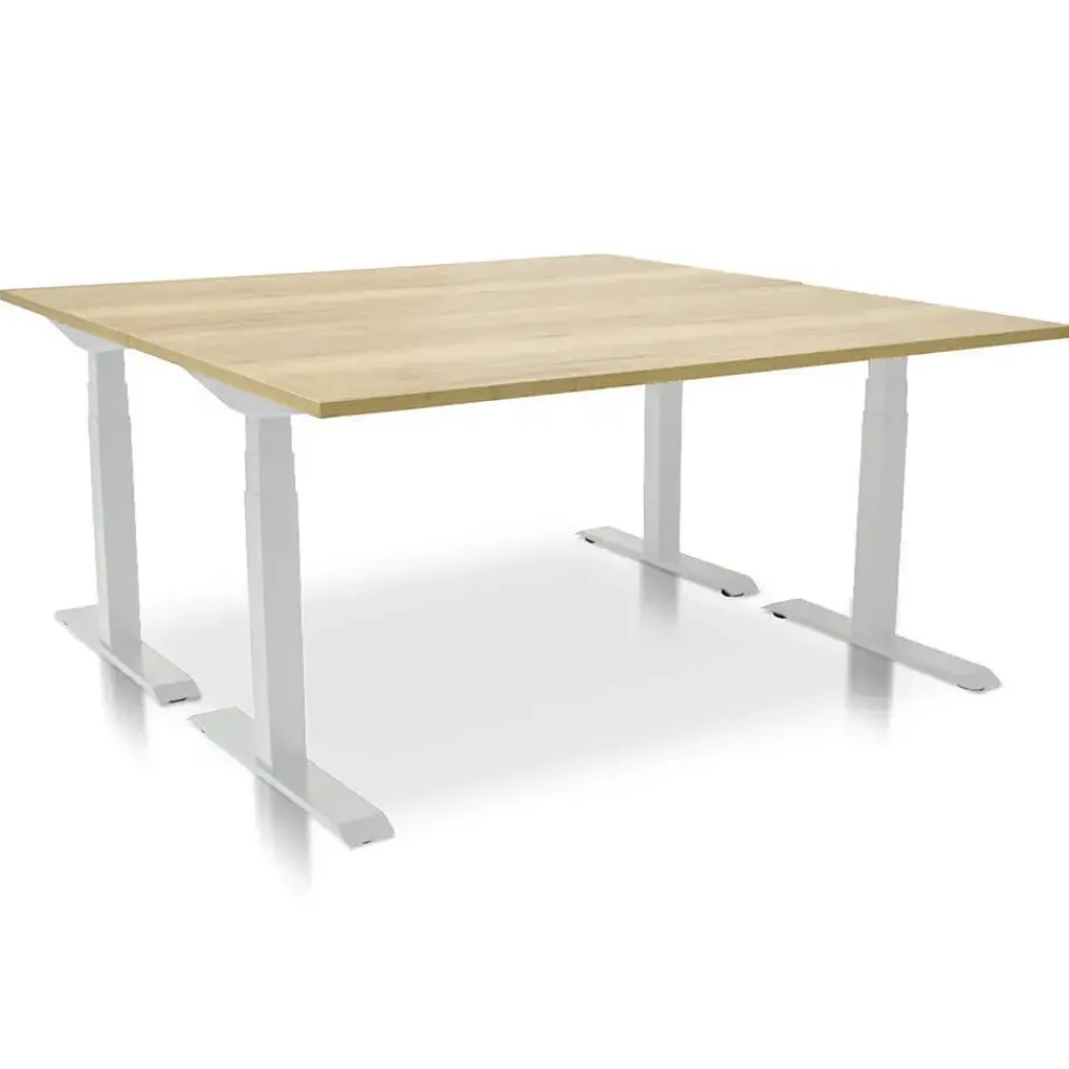 MRC PRO elektrisch ARBO zit-sta bureau - 180x80 cm robuust eiken Online