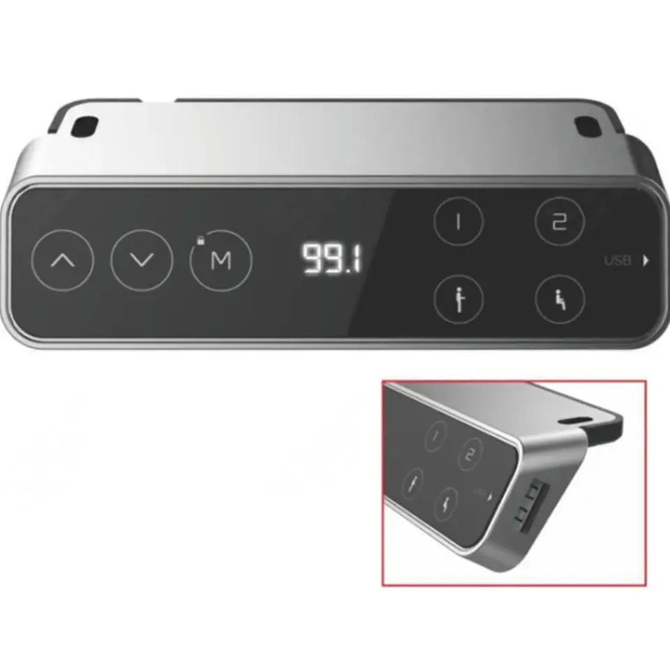 MRC PRO-L 2.0 elektrisch ARBO zit-sta bureau - 140x80 - midden eiken Hot