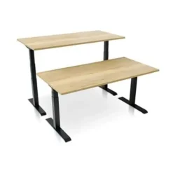 MRC PRO-L 2.0 elektrisch ARBO zit-sta bureau - 160x80 - robuust eiken Clearance