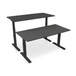 MRC PRO-L 2.0 elektrisch ARBO zit-sta bureau - 120x80 - zwart eiken Best