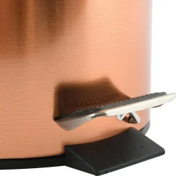 MSV badkamer/toilet pedaalemmer - koper kleurig - 3L - 17 x 25 cm Clearance