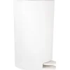 MSV badkamer/toilet pedaalemmer - wit - 3L - 15 x 27 cm Outlet