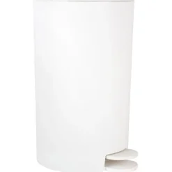 MSV badkamer/toilet pedaalemmer - wit - 3L - 15 x 27 cm Outlet