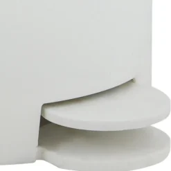 MSV badkamer/toilet pedaalemmer - wit - 3L - 15 x 27 cm Outlet