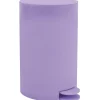 MSV kleine Pedaalemmer - kunststof - lila paars - 3L - 15 x 27 cm Sale