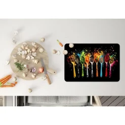 MuchoWow Placemat (6stuks) 45x30cm Lepels Kruiden Modern Best