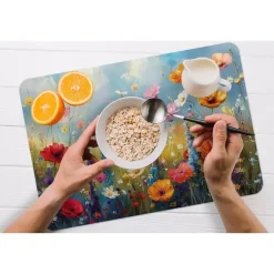 MuchoWow Placemat (6stuks) 45x30cm Bloemen Natuur Botanisch Discount