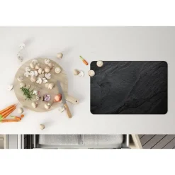 MuchoWow Placemat (6stuks) 45x30cm Beton Zwart Industrieel Outlet