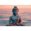 MuchoWow Tuinposter 90x60cm Boeddha Beeld Buddha Water Sale