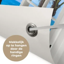 MuchoWow Tuinposter 90x60cm Doorkijk Boom Zee Palmboom Clearance