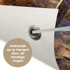 MuchoWow Tuinposter 90x60cm Strand Zee Nederland Duinen Zon Outlet