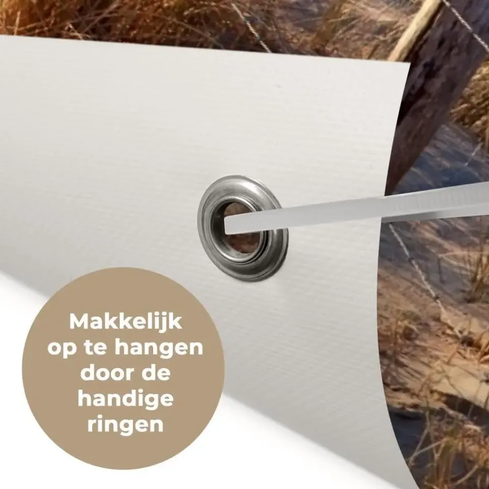 MuchoWow Tuinposter 90x60cm Strand Zee Nederland Duinen Zon Outlet