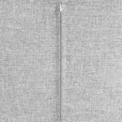 Beliani MUKKI - Poef - Grijs - 50 x 50 cm - Polyester